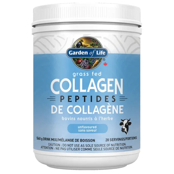 16431 garden of life grass fed collagen peptides unflavoured 560g 28 servings min 580x580