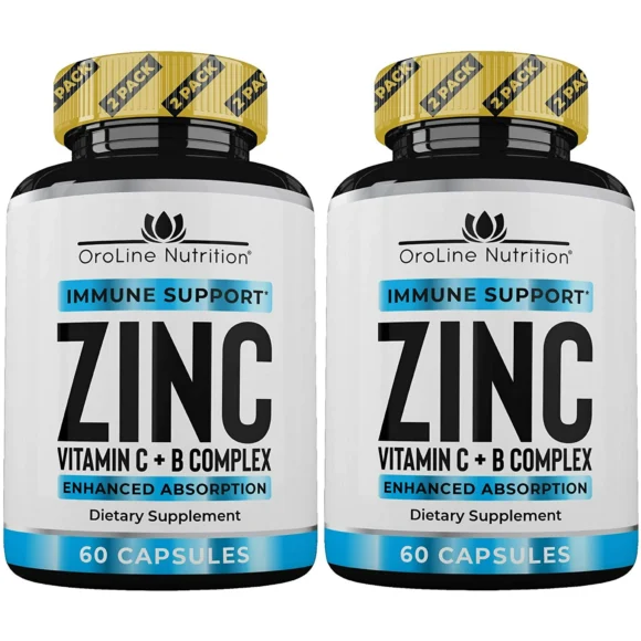 OroLine Zinc Immune Support Supplement with Vitamin C and Zinc 50mg 2 Pack 60 Capsules_61b30107 b296 4a9f a184 f1148f7f3e45.377494a8c46b8529e92e160d2e02fc15 580x580